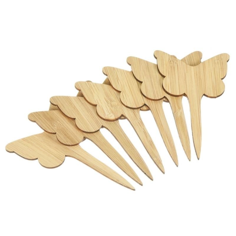 Butterfly - Shape Bamboo Plant Label - Savvy Gardens Centre