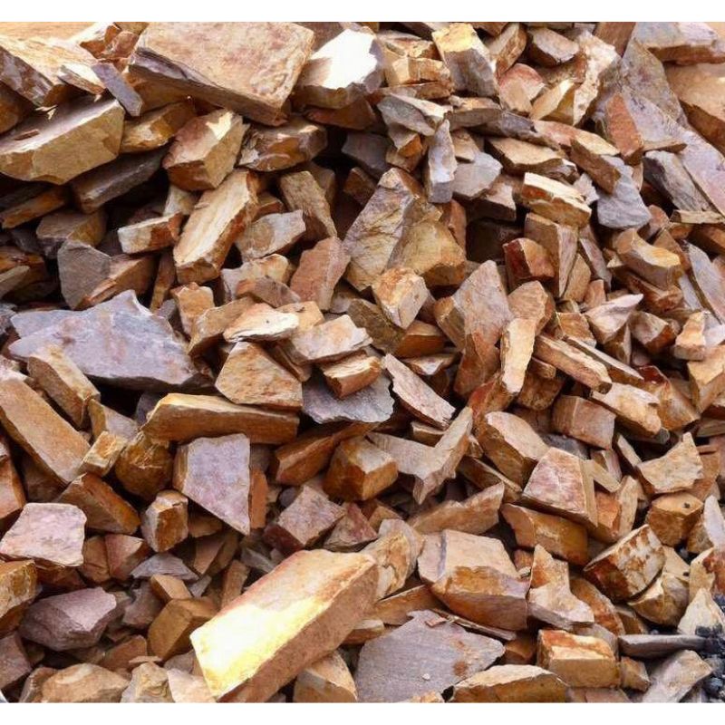 Decorative Brown Chipped Boulders - Savvy Gardens Centre