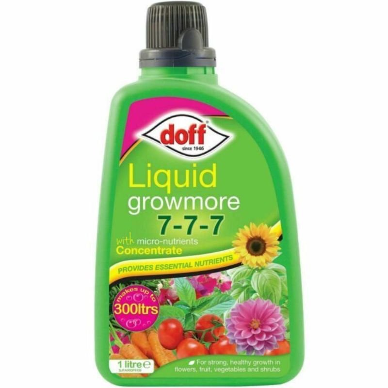 Doff Liquid Growmore 7 - 7 - 7 Concentrate 1L - Savvy Gardens Centre