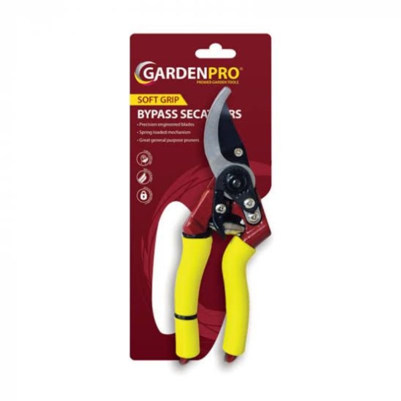 Garden Pro Soft Grip Bypass Secateurs - Savvy Gardens Centre