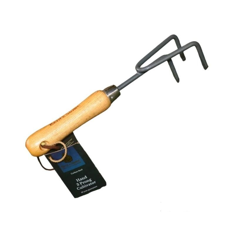Kent & Stowe Hand 3 Prong Cultivator - Savvy Gardens Centre
