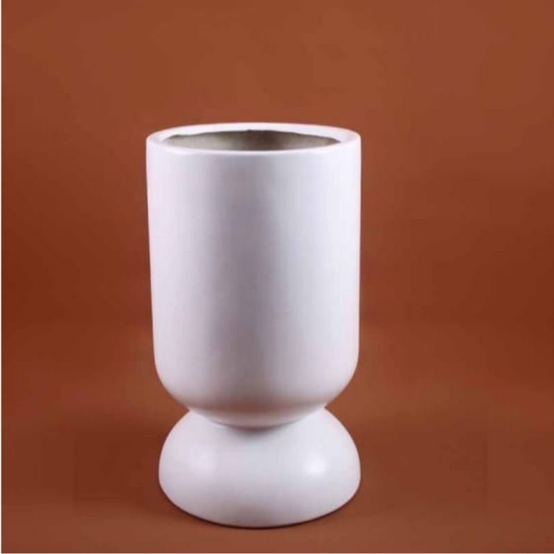 Medium Hourglass Fibre Planter - Savvy Gardens Centre