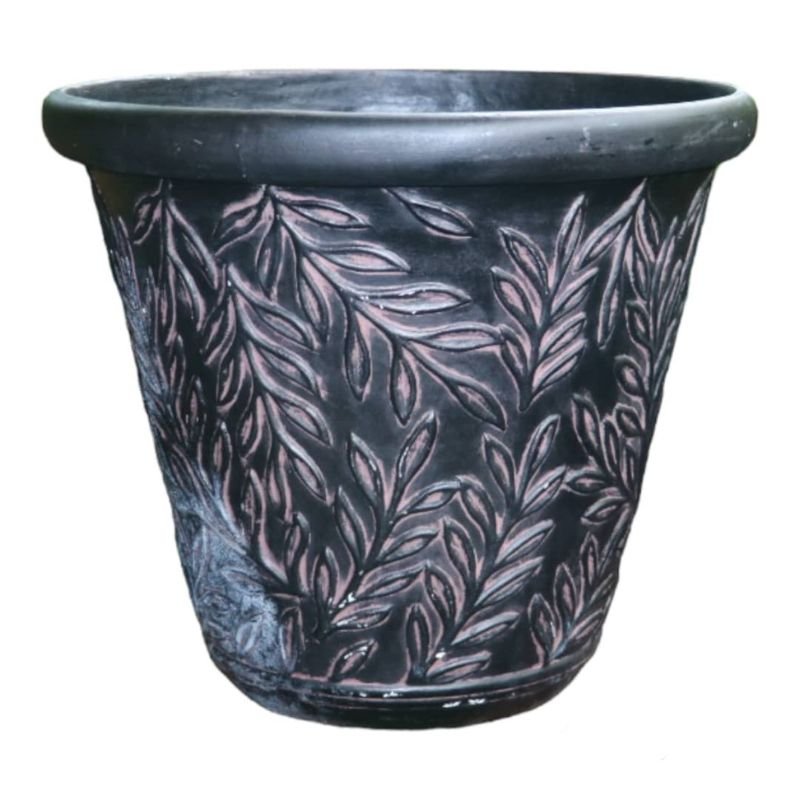 Member'S Mark 22Inch Aged Charcoal Garden Pot - Savvy Gardens Centre