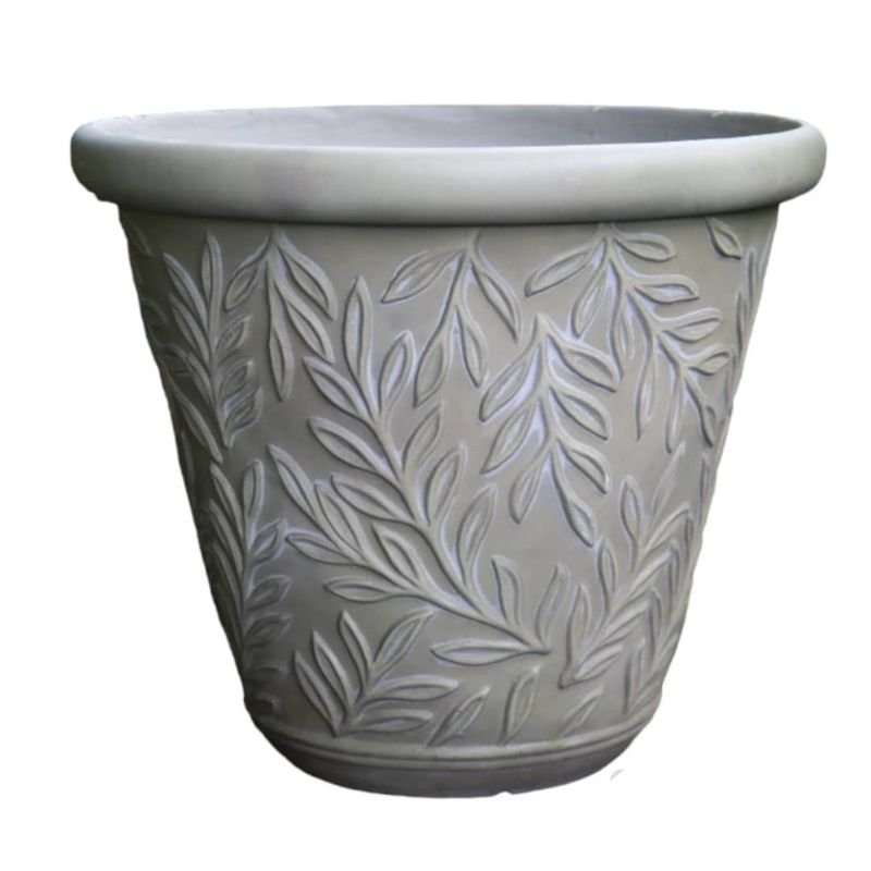 Member'S Mark 22Inch Dark Wash Cement Garden Pot - Savvy Gardens Centre