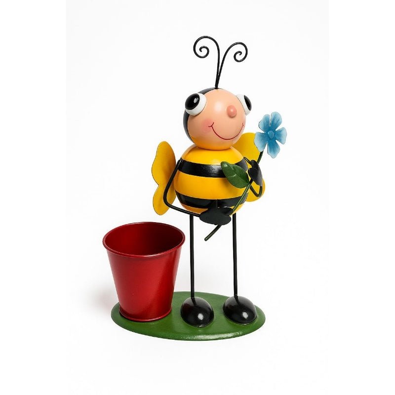 Metal Bee ornament Planter - Savvy Gardens Centre