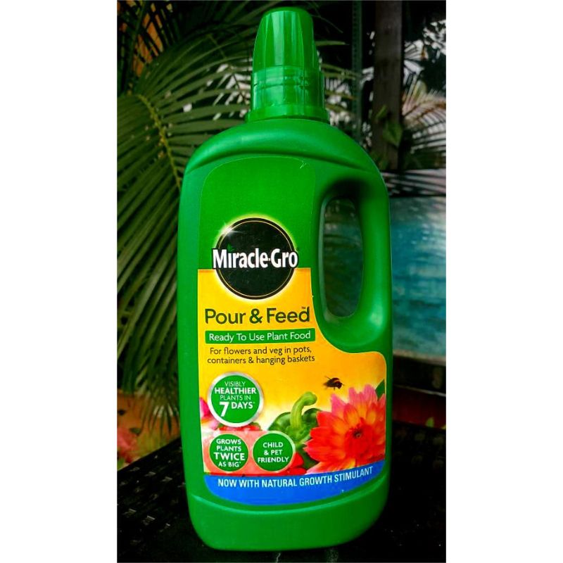 Mirale - Gro Pour & Feed Ready To Use Plant Food 1L - Savvy Gardens Centre