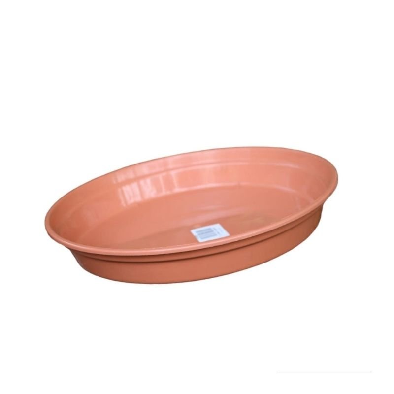 Pentagon Plastics Round Saucer Terra 25Cm - Savvy Gardens Centre