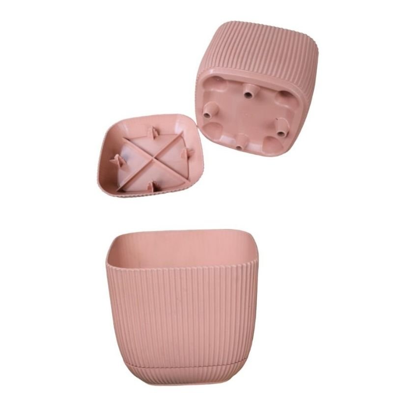 Ribbed Flowerpot Terra 150*150*130 1.8L - Savvy Gardens Centre