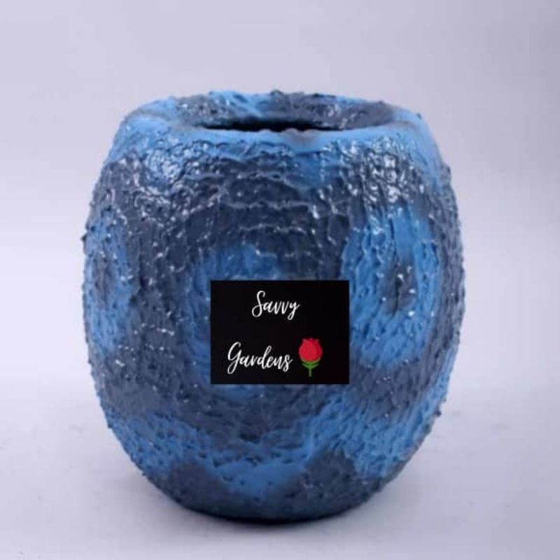 Small Coconut Design Fibre Planter - Savvy Gardens Centre