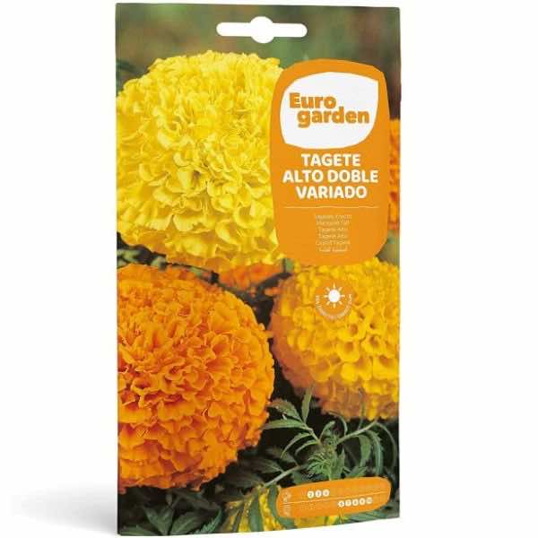 Euro Garden Marigold Tall Double Mix Seeds - LGC