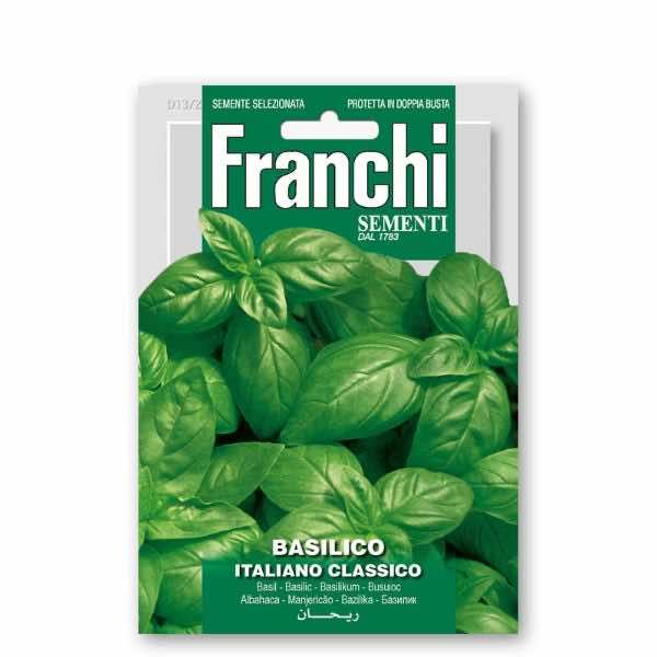 Franchi Basilico Italiano Classico Basil Seeds - LGC