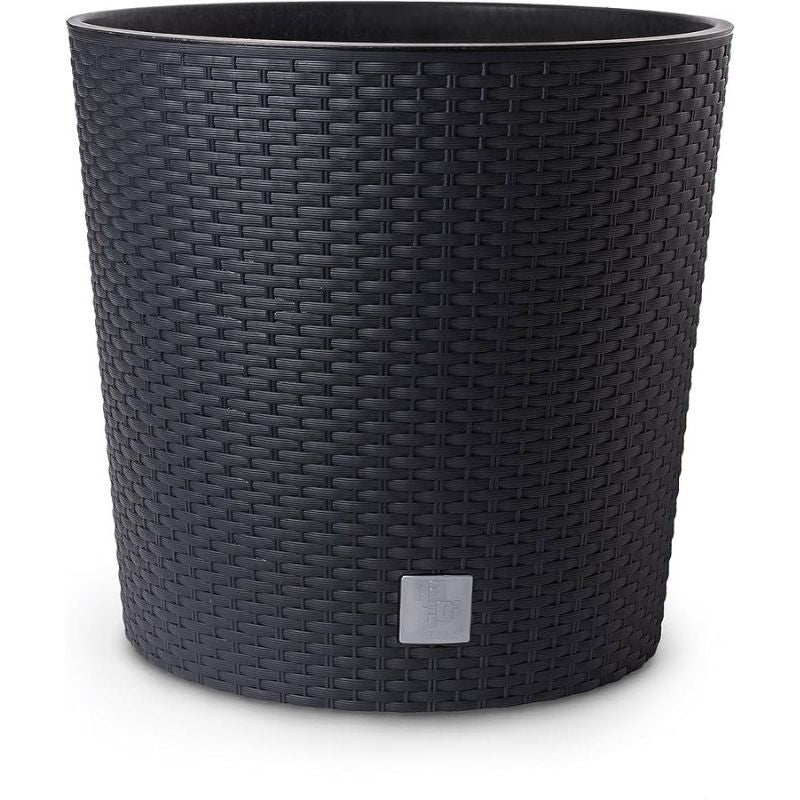 Rattan Look Pot Planter - Savvy Gardens Centre