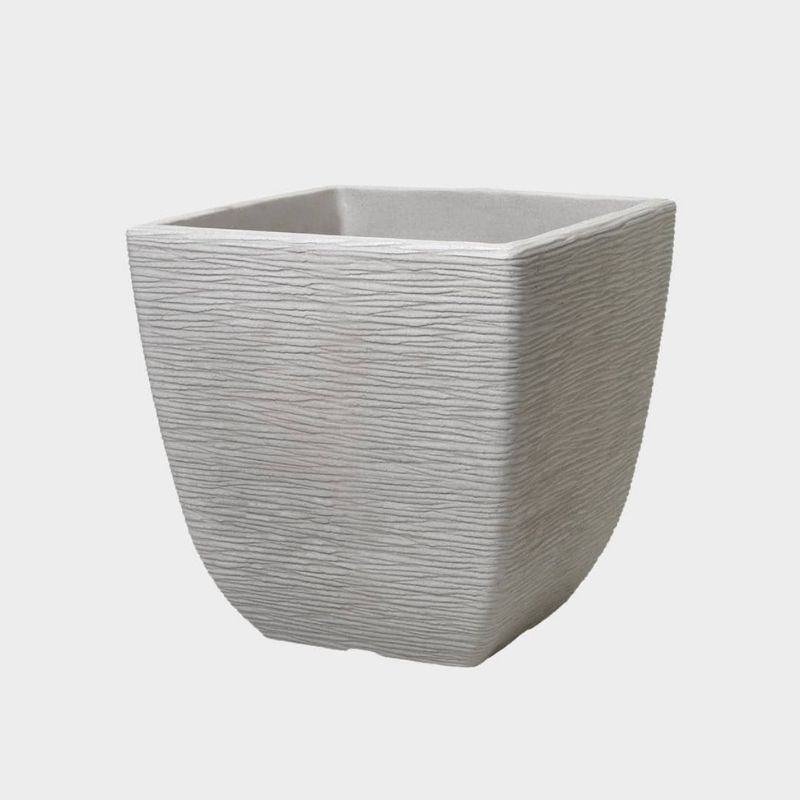 Stewart Cotsworld Square Planter 32Cm Grey - Savvy Gardens Centre