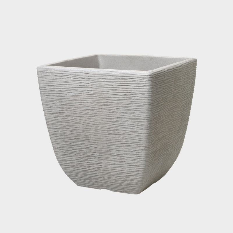 Stewart Cotsworld Square Planter 38Cm Grey - Savvy Gardens Centre