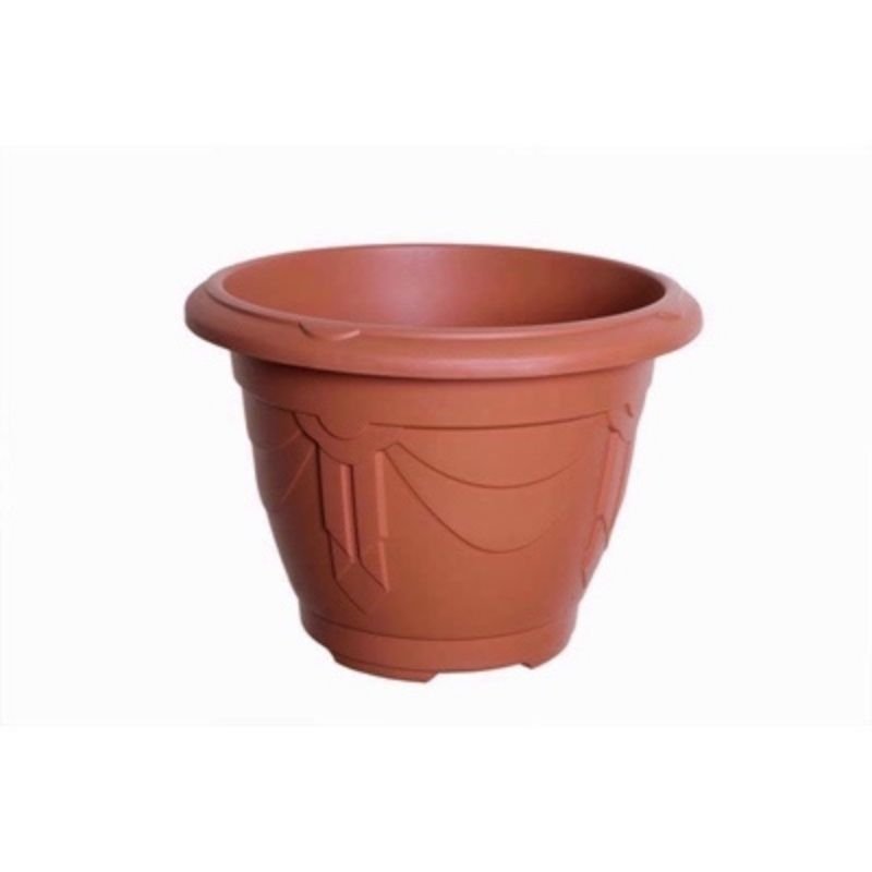 Whitefurze Venetian Planter Round 24Cm Terra - Savvy Gardens Centre