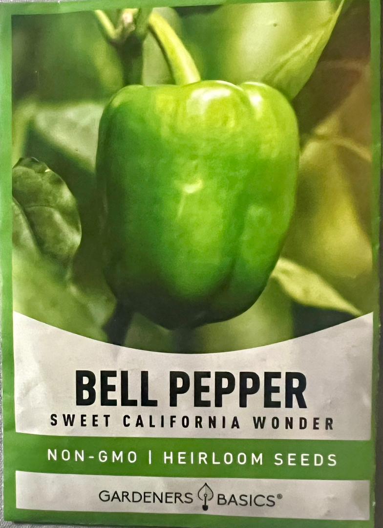Gardeners Basics Bell Pepper Sweet California