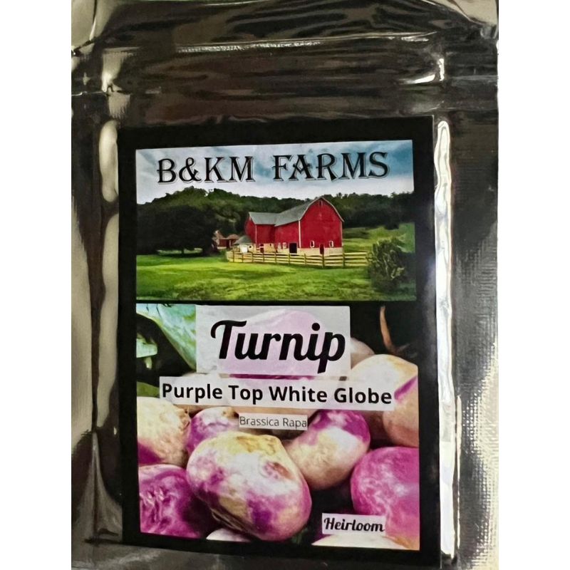 B&KM Turnip (purple top white globe) - Savvy Gardens Centre