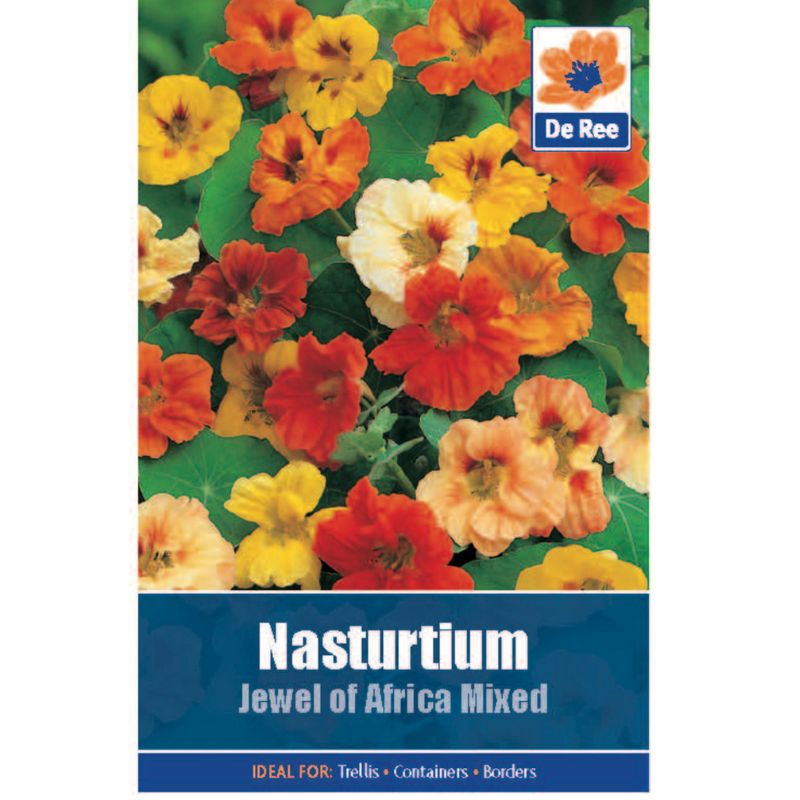 De Ree Nasturtium – Jewel of Africa Mixed - Savvy Gardens Centre