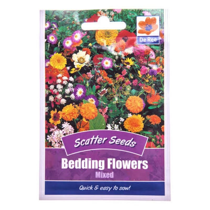De Ree Scattered Seeds – Bedding Flowers Mixed - Savvy Gardens Centre