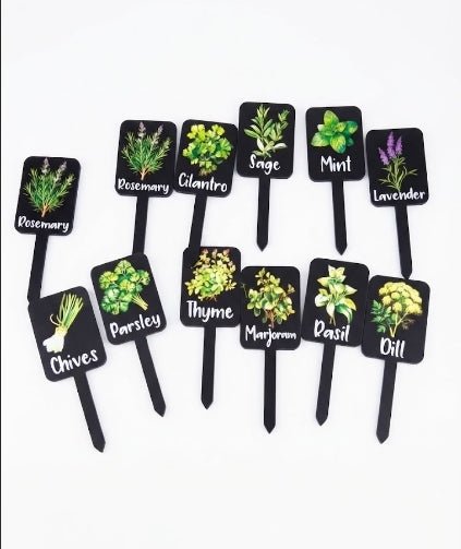 Decorative Herb Garden Label - Savvy Gardens Centre