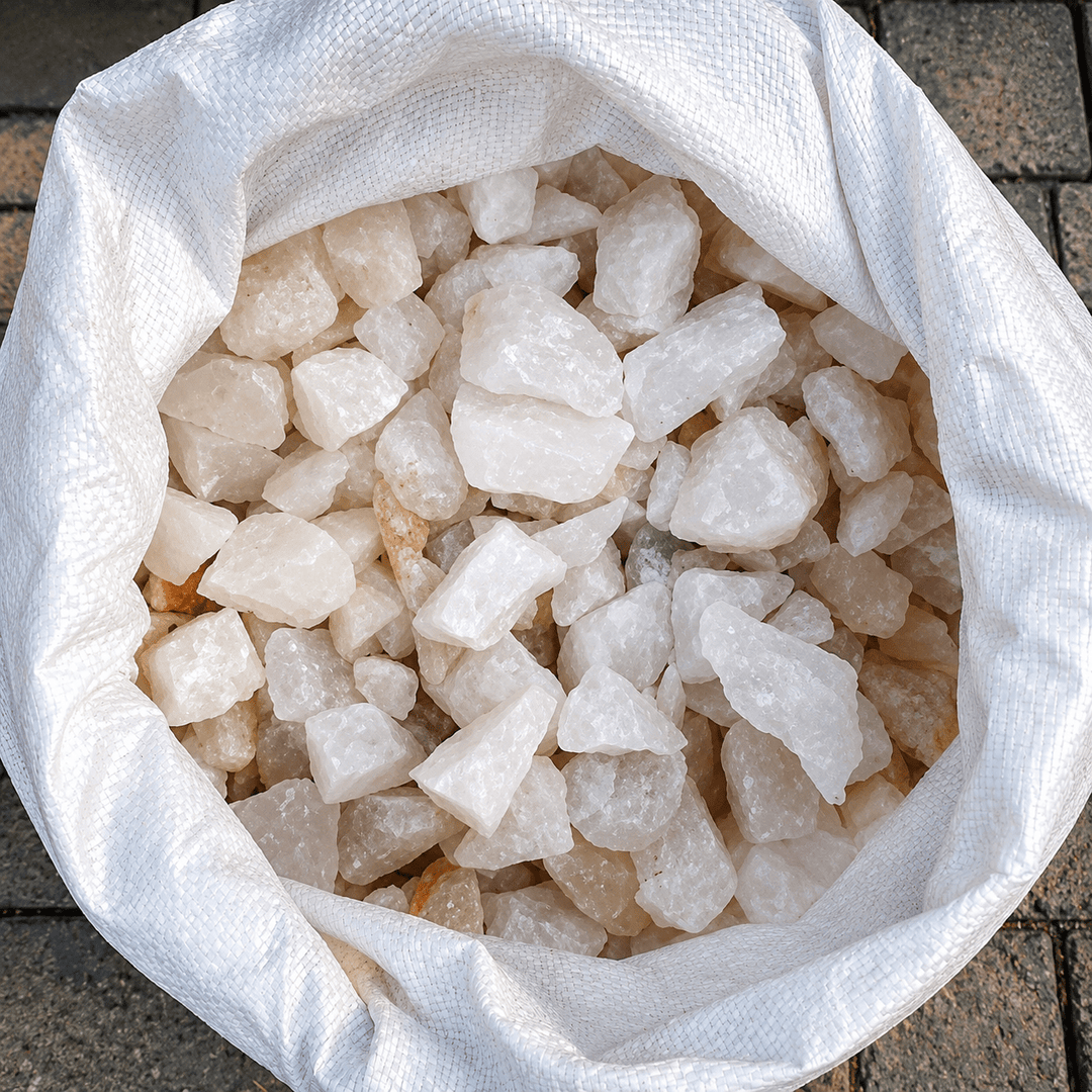 Decorative White Stones 20kg - Savvy Gardens Centre
