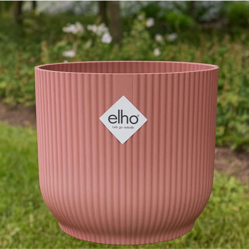 El Jazz Round Pot 26Cm Tuscan Red - Savvy Gardens Centre