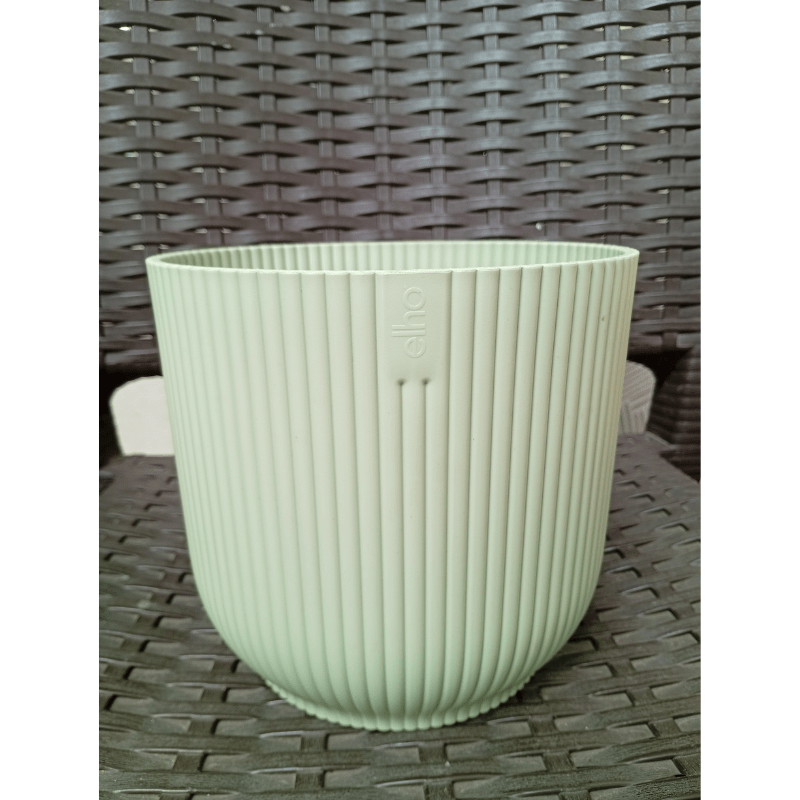 El Vibes Fold Round Pot 18Cm Sorbet Green - Savvy Gardens Centre