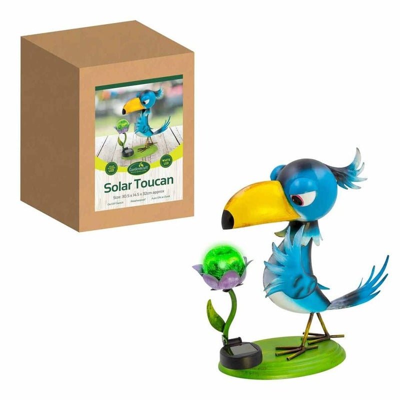 F Solar Bird Sticklight - Savvy Gardens Centre