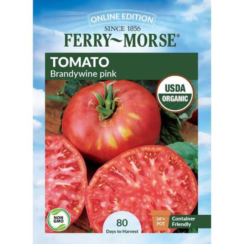 Ferry Morse Tomato Brandywine Pink - Savvy Gardens Centre