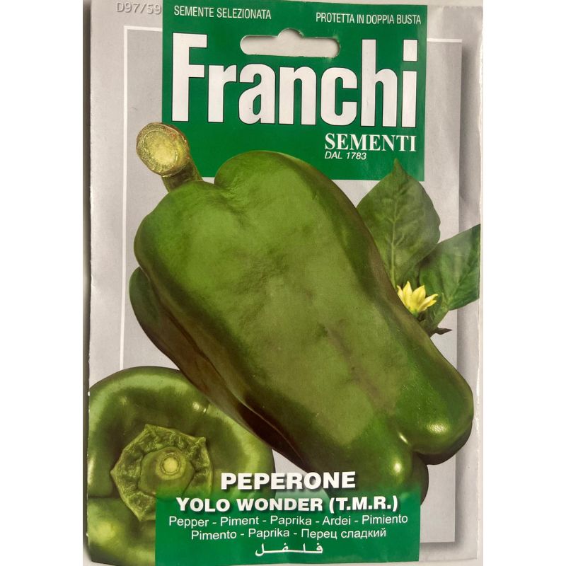 Franchi Sementi Pepper Yolo Wonder - Savvy Gardens Centre