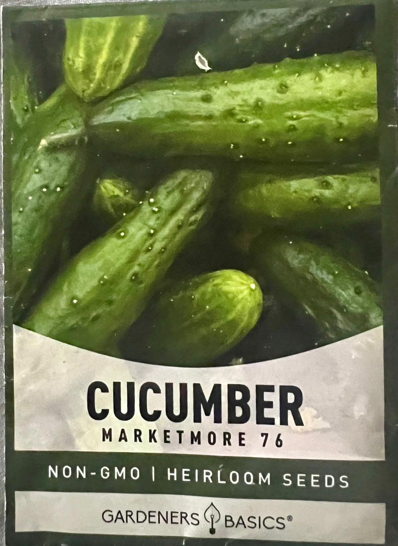Gardeners Basics Cucumber Marketmore 76 - Savvy Gardens Centre