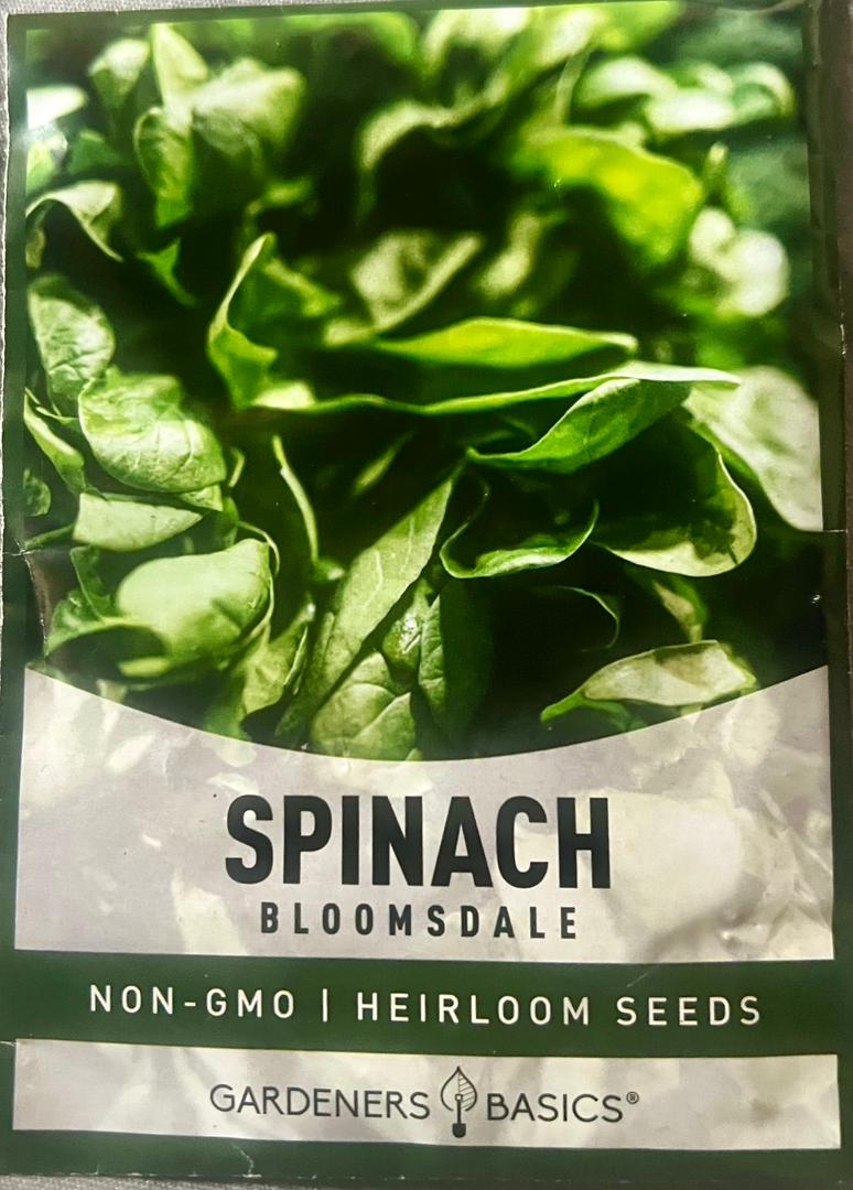 Gardeners Basics Spinach Bloomsdale - Savvy Gardens Centre