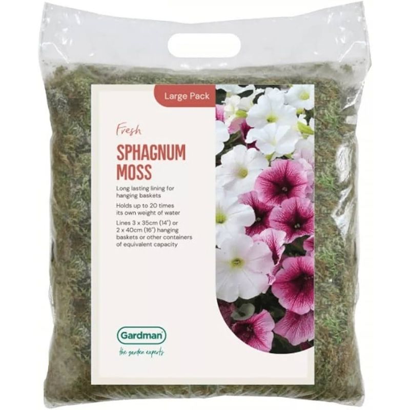Gardman Fresh Sphagnum Moss Large Pack - Savvy Gardens Centre