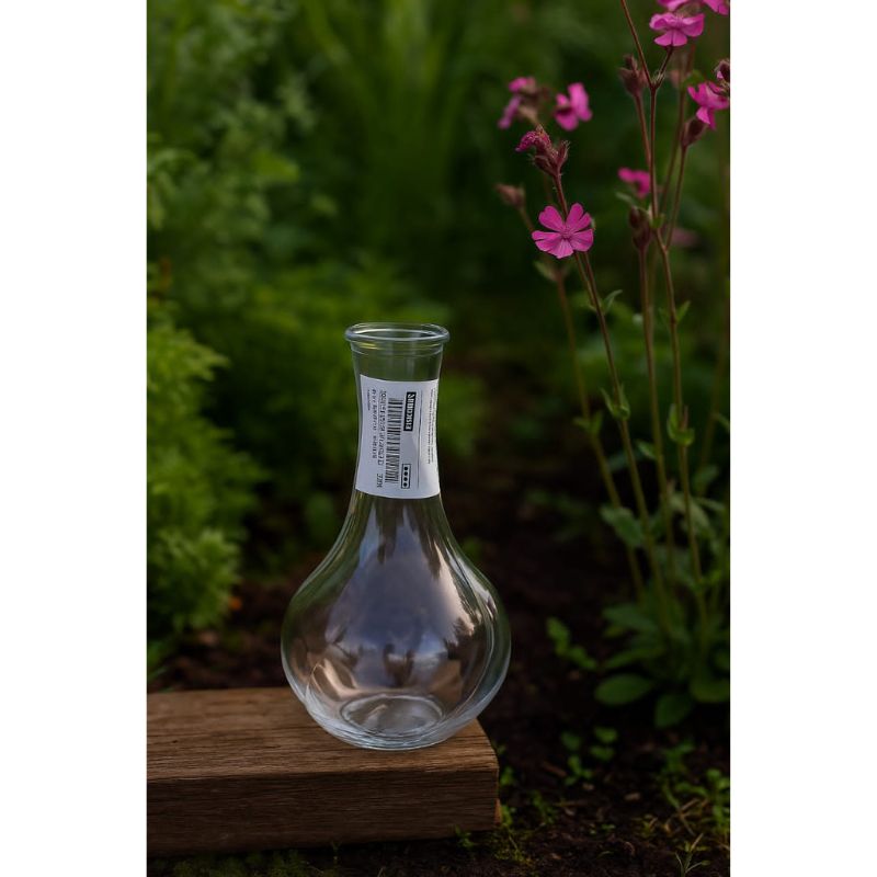 Glass vase 16cm - Savvy Gardens Centre