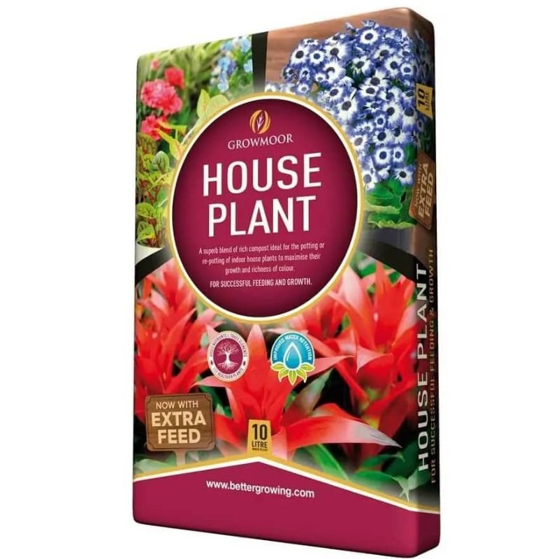 growmoor House plant compost 10l - Savvy Gardens Centre