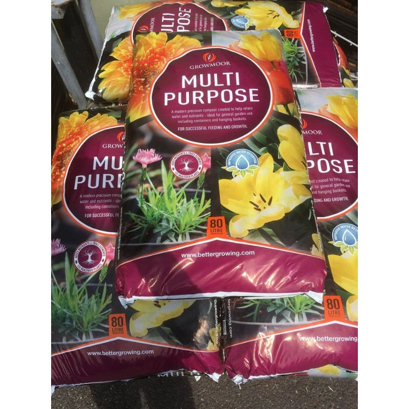 Growmoor Multi Purpose Compost 80L - Savvy Gardens Centre