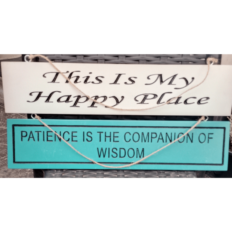 Hot Wooden Plaques - Savvy Gardens Centre