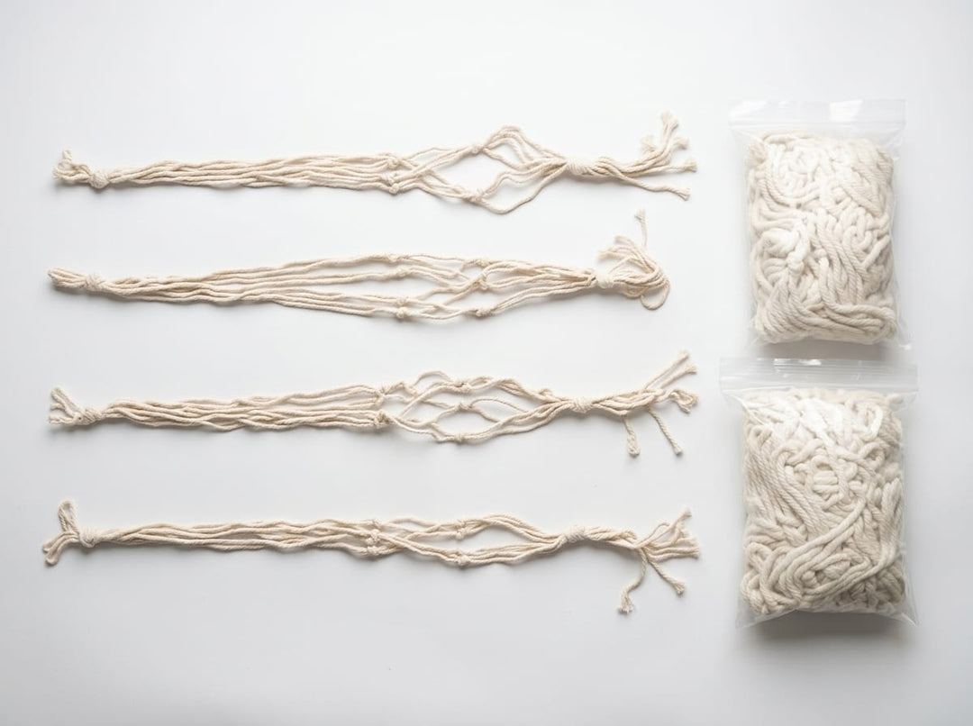 Macrame Cotton Rope Plant Hanger - Savvy Gardens Centre