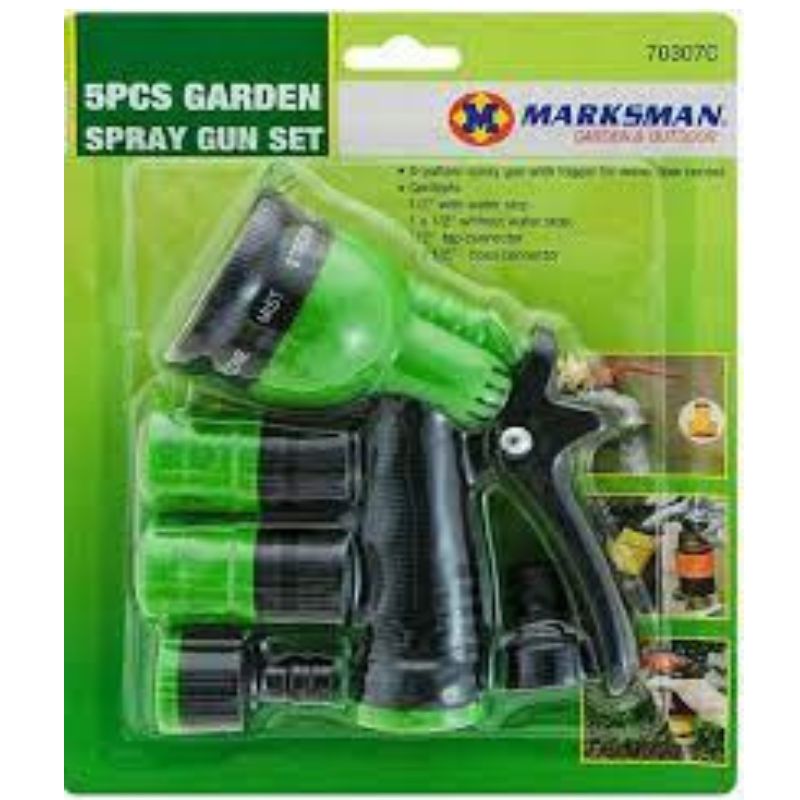 Marksman 5Pcs Garden Spray Gun Set - Savvy Gardens Centre