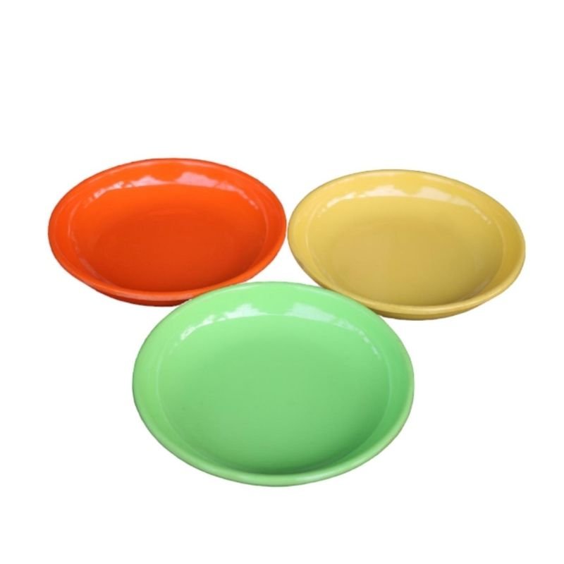 Melamine Ware Ceramic Saucer - Round 13.5Cm - Savvy Gardens Centre
