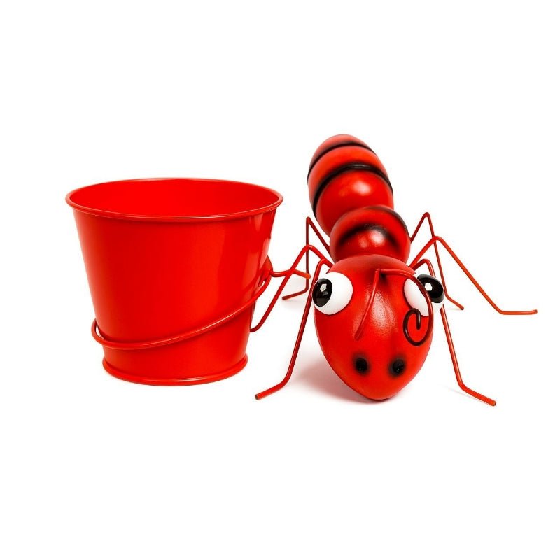 Metal Ant ornament planter - Savvy Gardens Centre