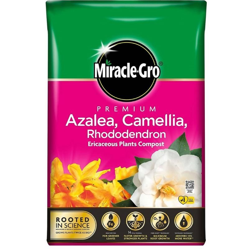 Miracle-Gro Premium Azalea, Camellia & Rhododendron Compost - Savvy Gardens Centre