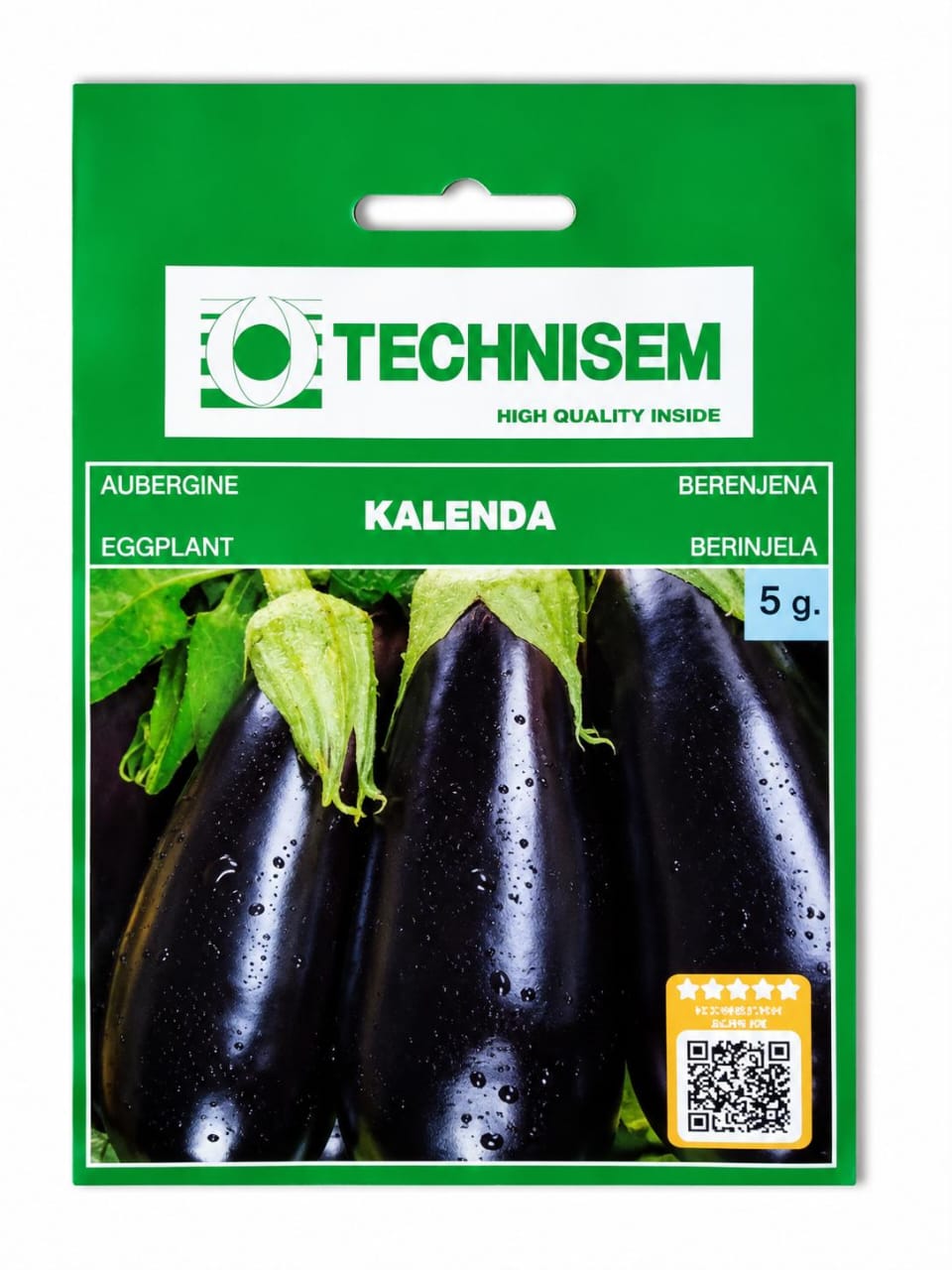Technisem Kalenda Eggplant seeds 5g