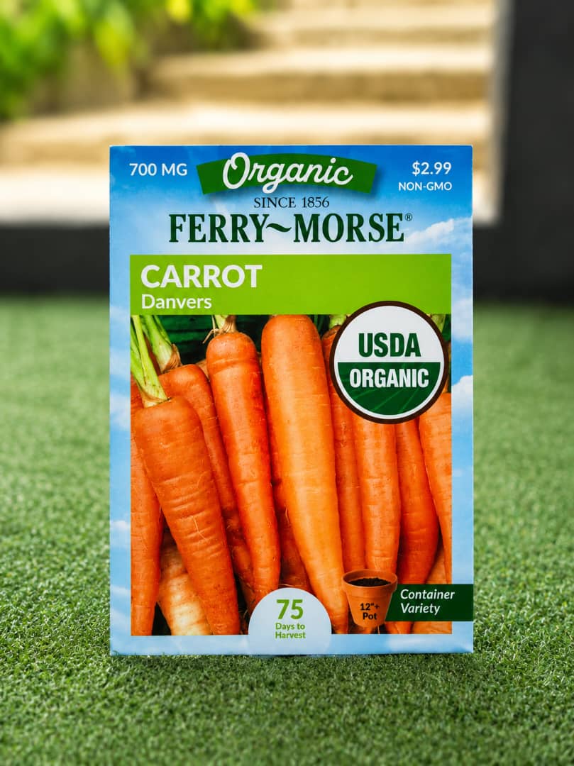 Organic Danvers Carrot Seeds