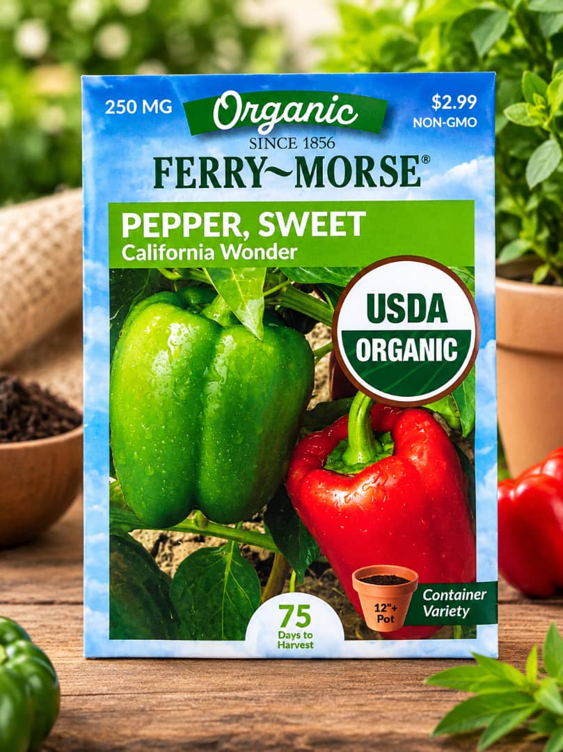 Organic Sweet Pepper – California Wonder