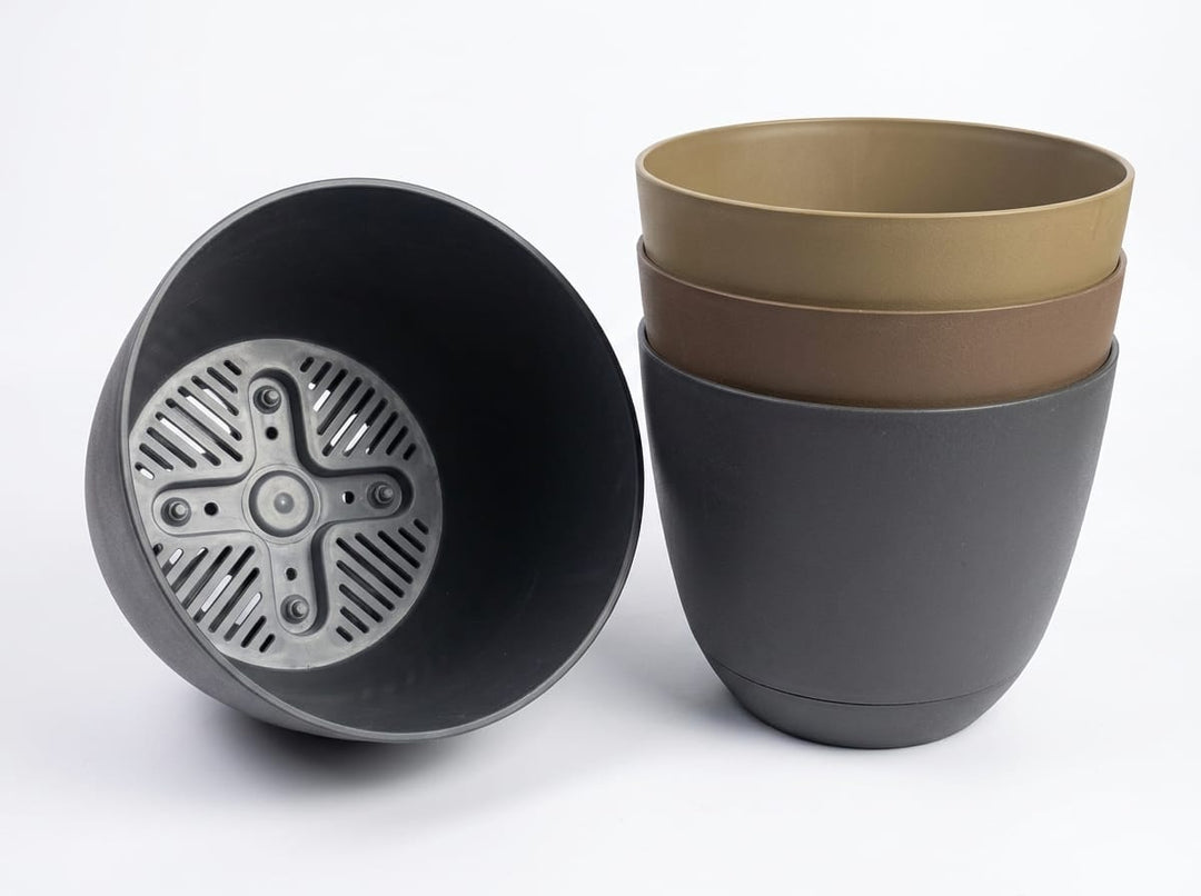 Stackable Flower Pot 3–piece set