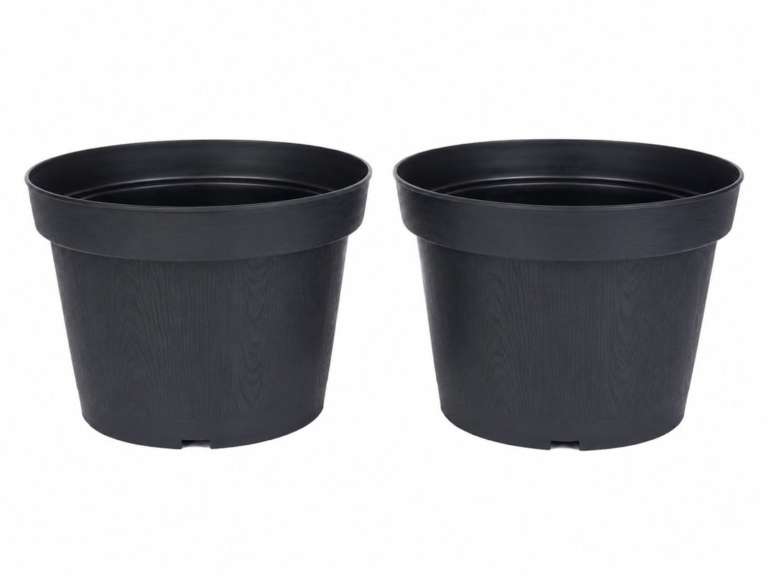 Black Plastic Flower Pot