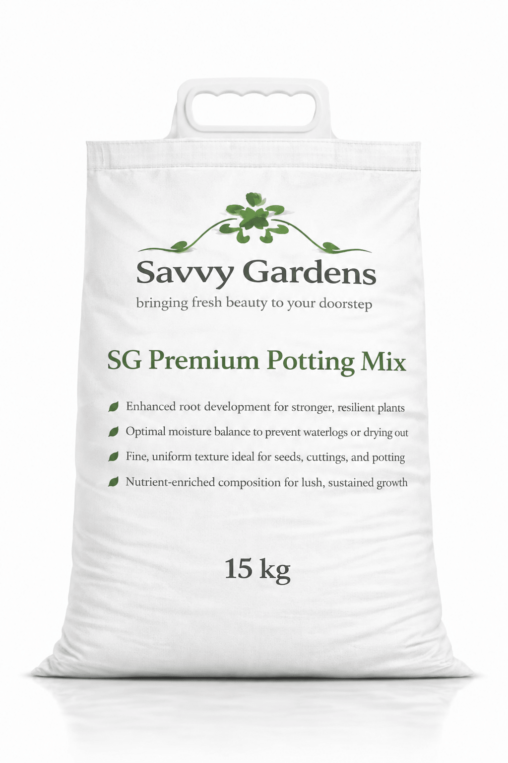 Savvy Garden premium potting mix 15 kg - Savvy Gardens Centre