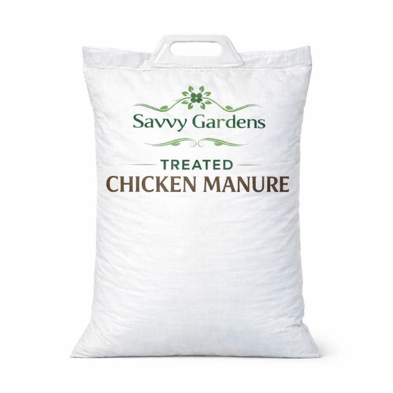 Savvy Gardens Treated Chicken Manure 10kg - Savvy Gardens Centre