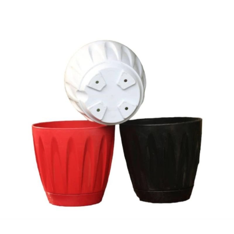 Serinova Plastik Flowerpot 3Lt Round 180*165 - Savvy Gardens Centre